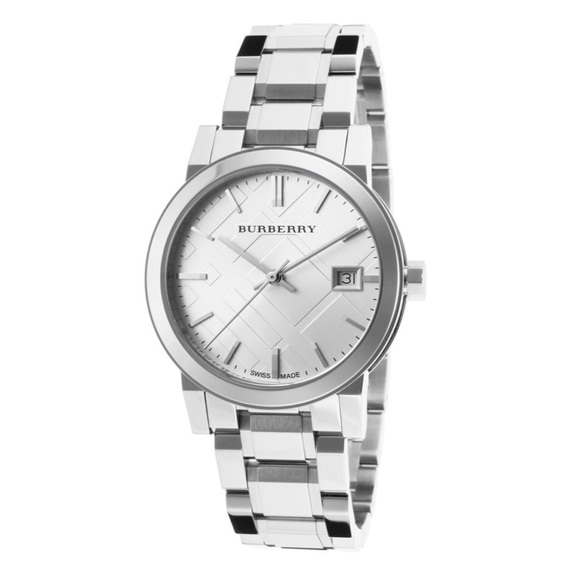 Burberry Accessories - $595 BURBERRY SILVER WATCH